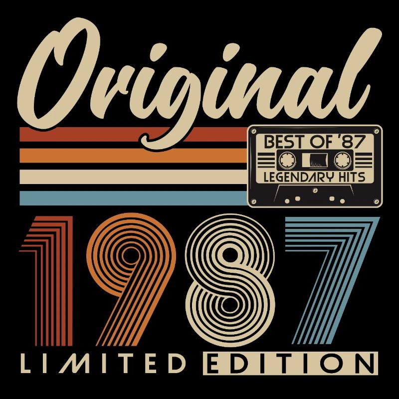 Vintage 1987 Retro Vintage Birthday Gift