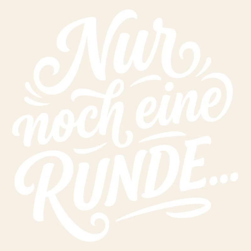 Nur noch eine Runde Gaming Schriftzug