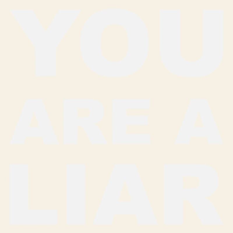 liar Lugner white