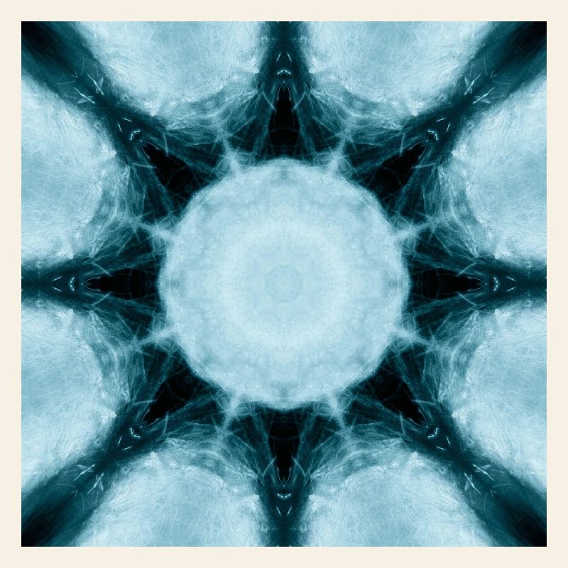 Icy Mandala Kaleidoscope