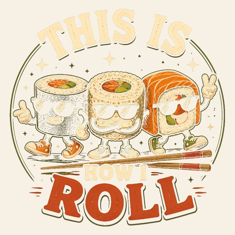 How to roll Japanese sashimi rolls
