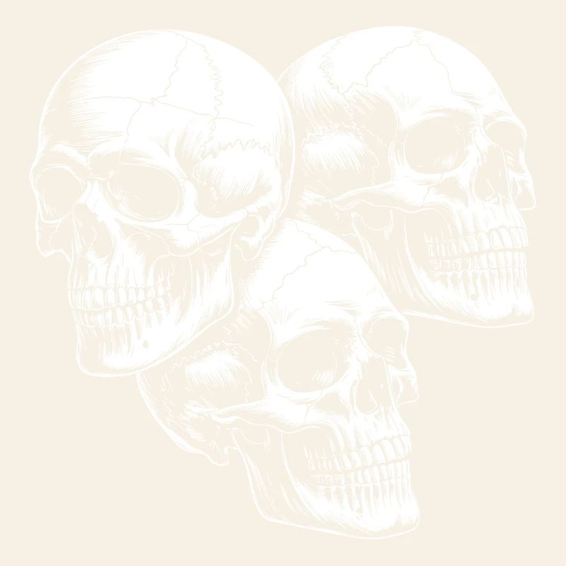 Threesome Skull Silhouette