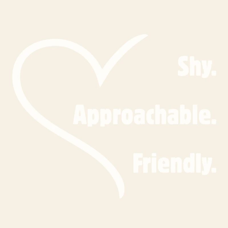 Flirteurs introvertis timides amicaux accessibles