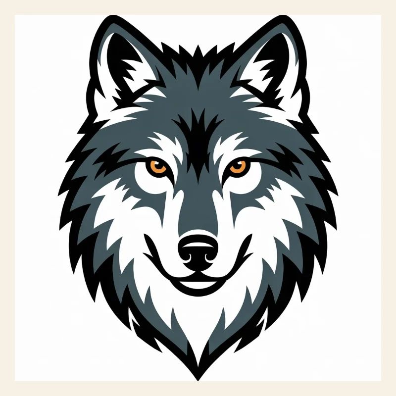 Wolf Graphic Emblem