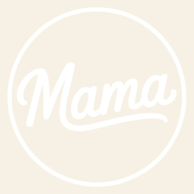 Logo-shirt Cercle Mama Script
