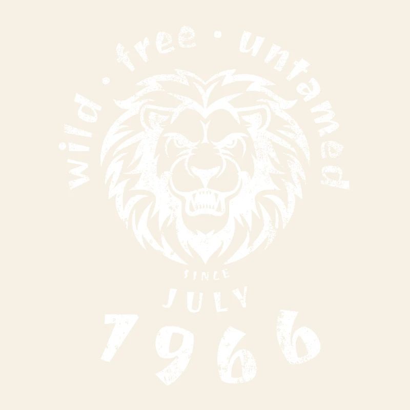 60th Birthday Wild, free & untamed since 07/1966