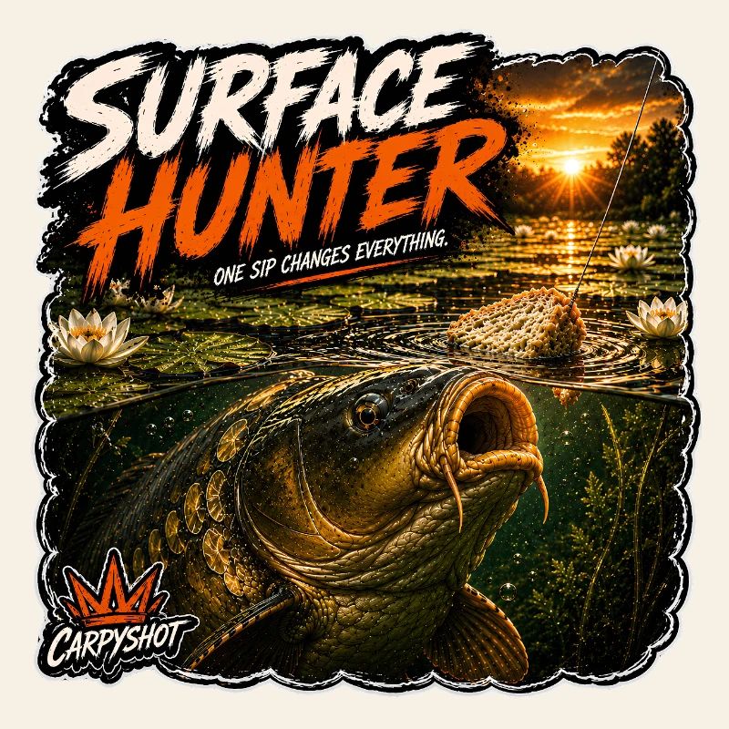 Conception de la pêche à la carpe de chasse de surface