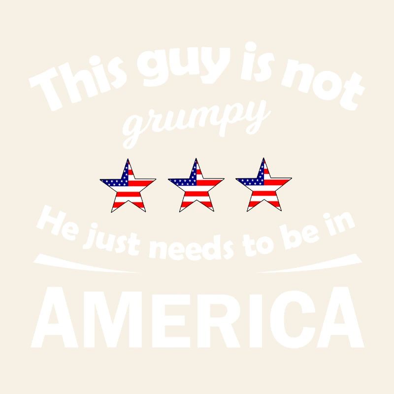 Not Grumpy Guy in America