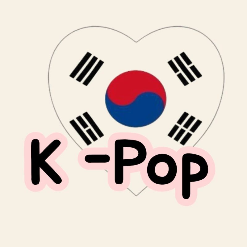 K-Pop Heart Taeguk Trigramm
