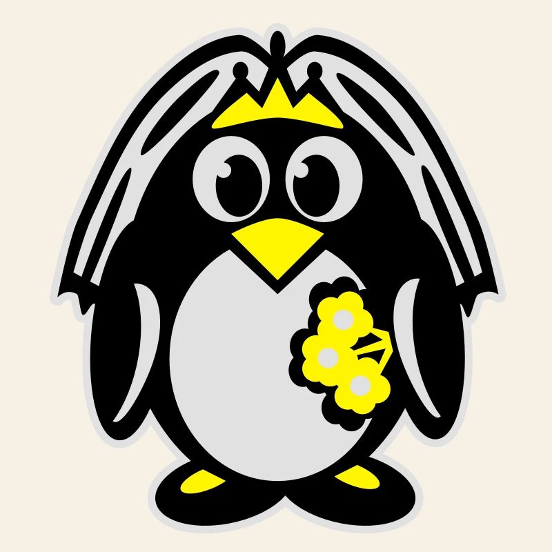 pingouin mariée