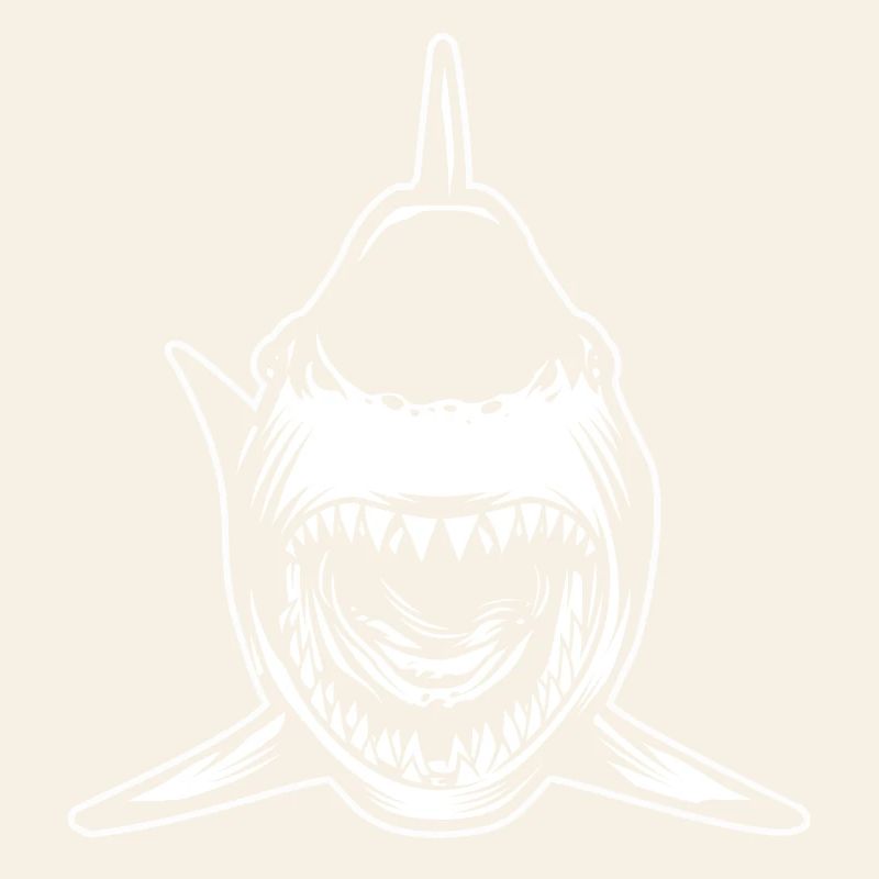 Open mouth shark