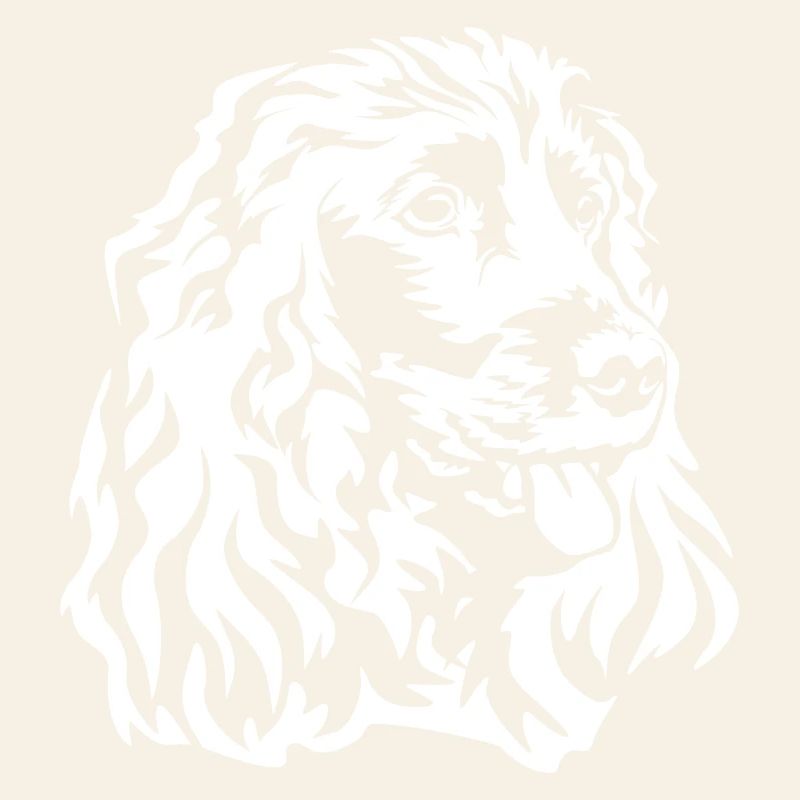 Cocker Spaniel Kopf "Black Edition"