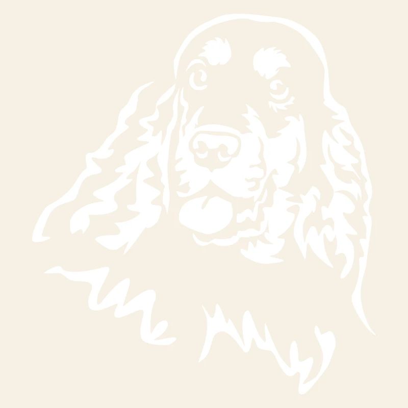 Cocker Spaniel Head « Black Edition »