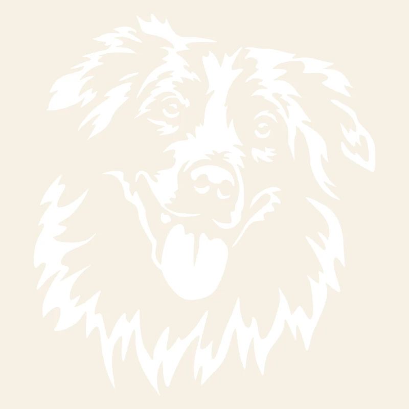 Australian Shepherd Kopf "Black Edition"