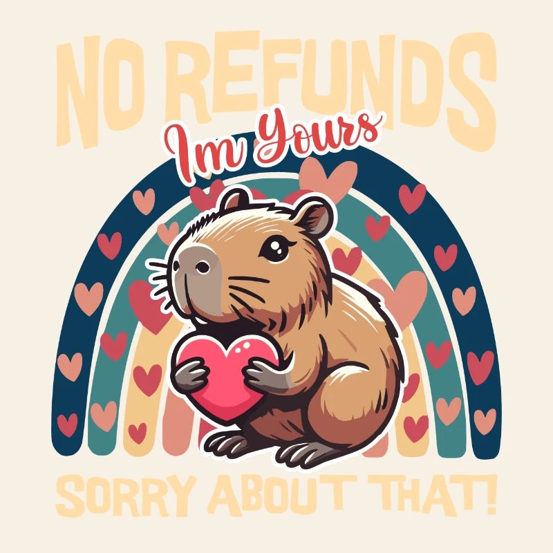 No Refund, I'm Yours Capybara