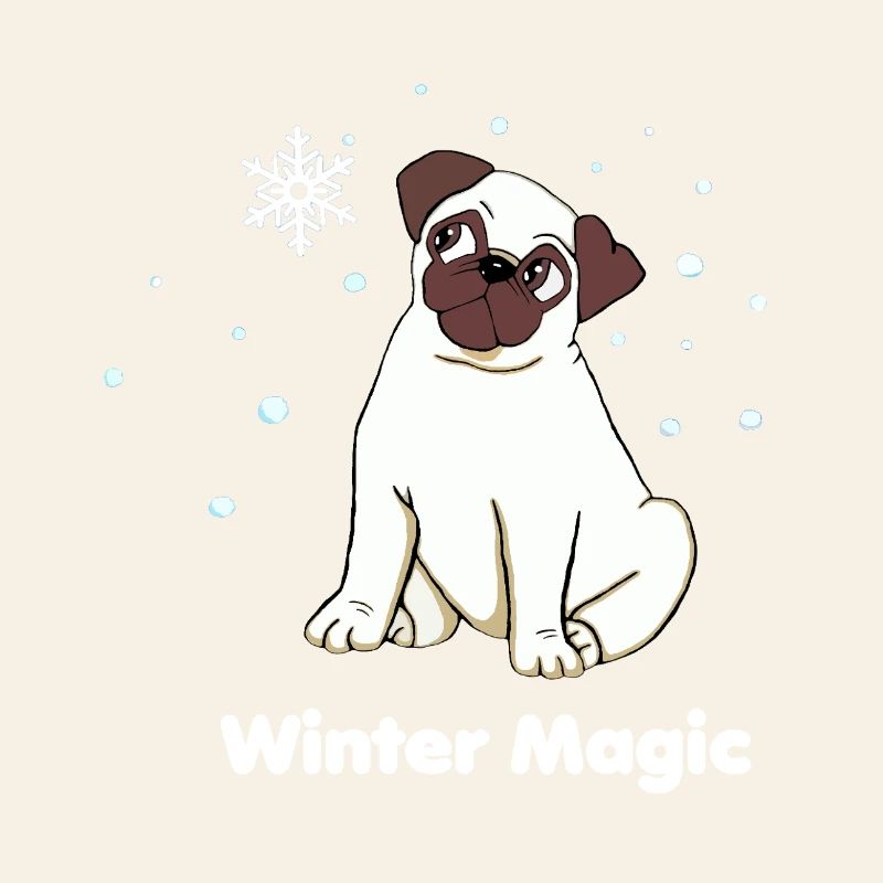 Winter Magic Pug