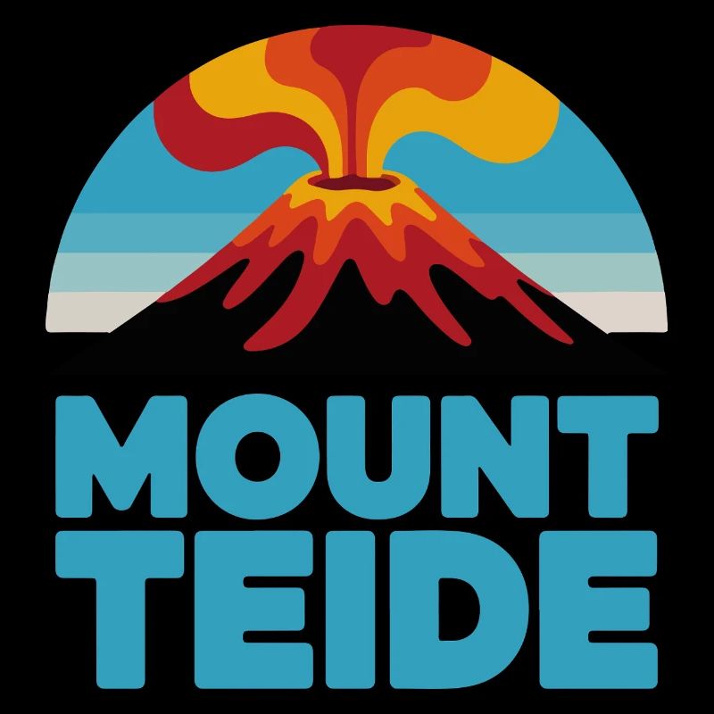 Mont Teide Cyclisme Volcano Art