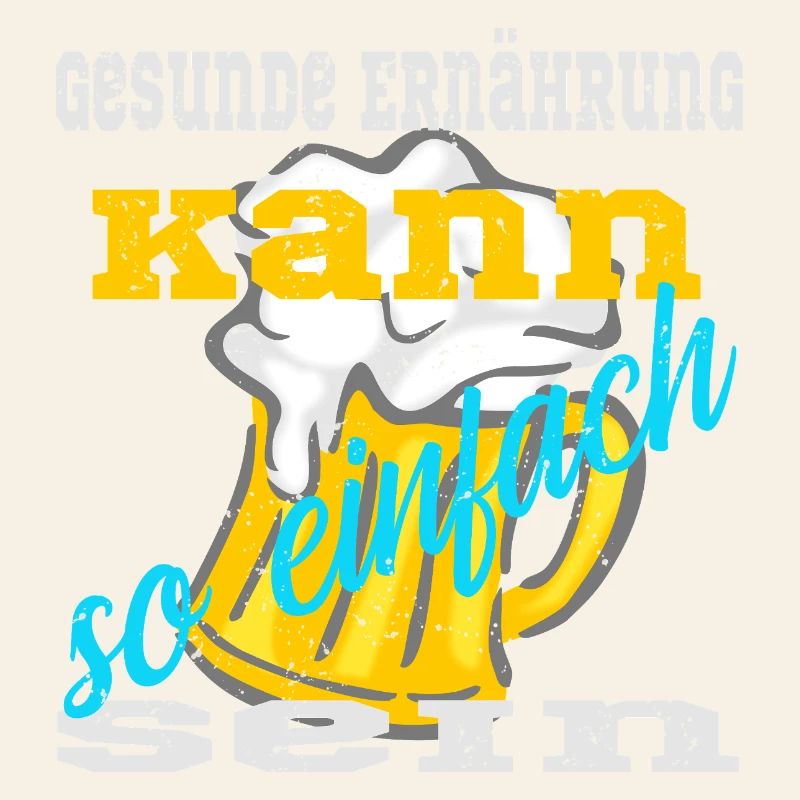 Bierkrug mit einem lustigen Spruch