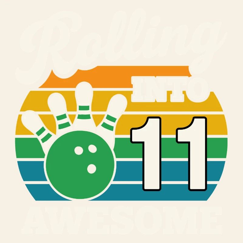 Retro 11 Bowling Celebration Tee