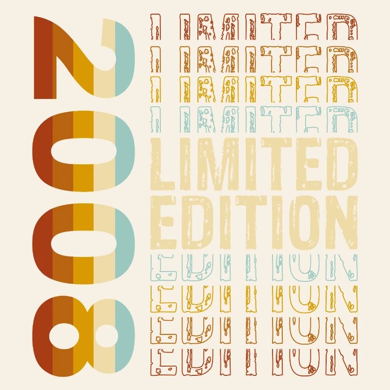 Edition limitée 2008 Édition couleur Impression graphique 18.
