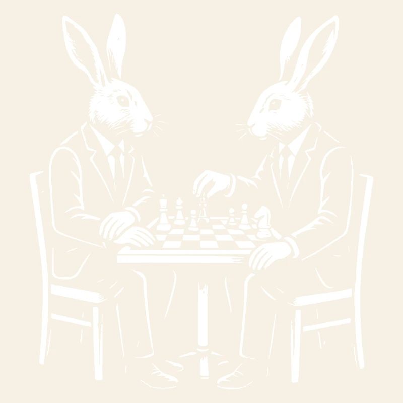 Partie d’échecs Dapper Rabbits