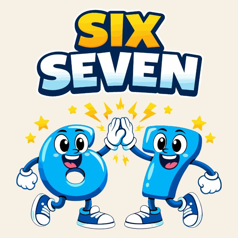 Number 67 Six Seven - 6 7 Memes