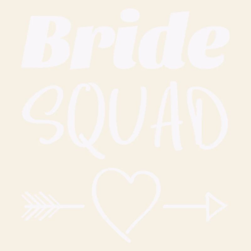 Bridal Squad Heart Arrow