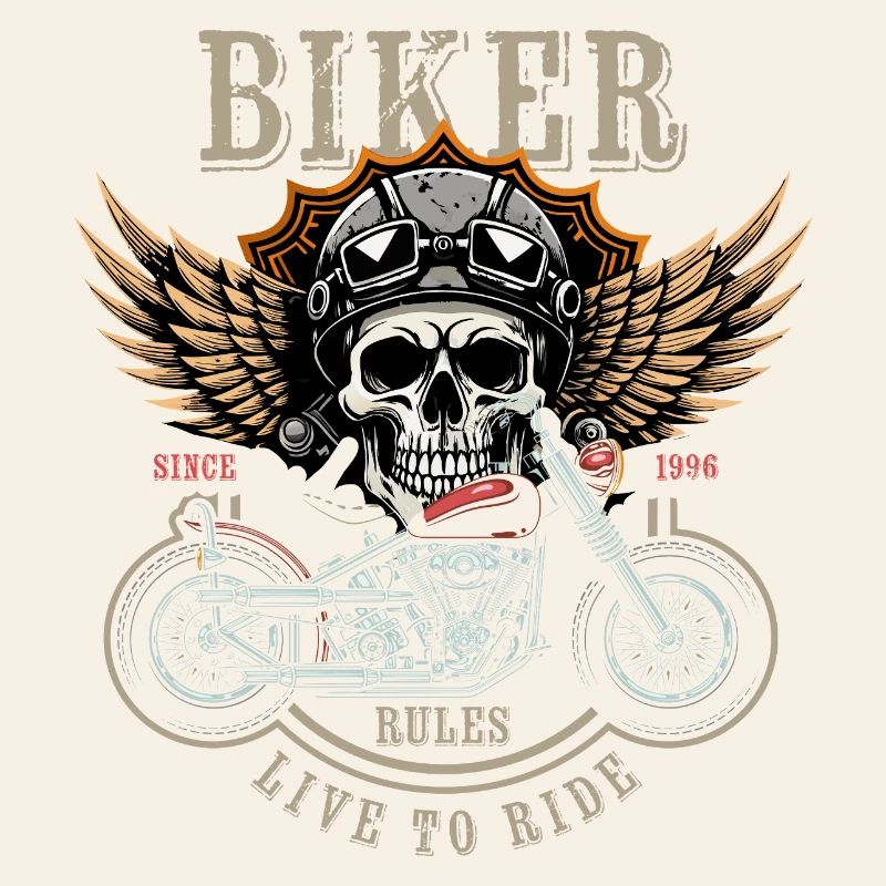 Biker Rules - Since 1996 - Live to Ride