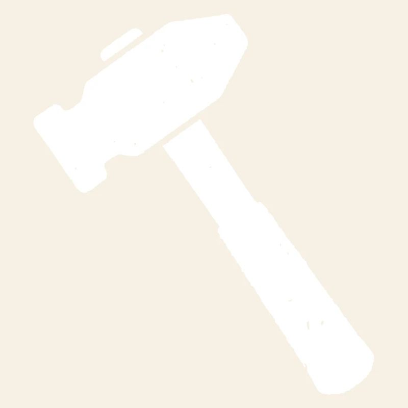 Hammer Tool Craft Icon Vector