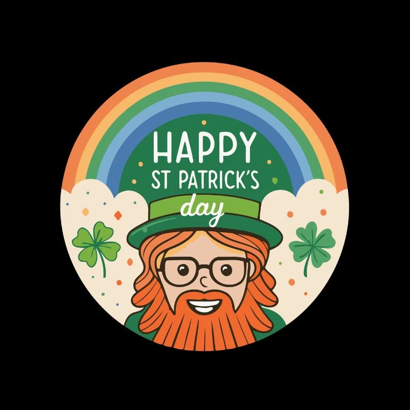 Leprechaun Arc-en-ciel Saint Patrick