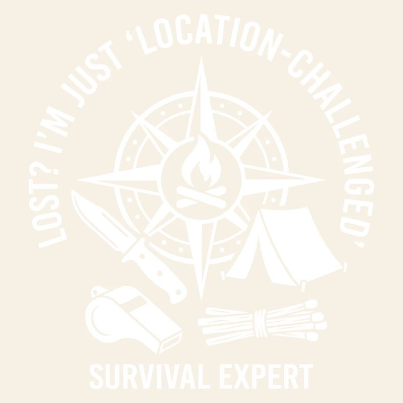 Survival Saying Compass Fire