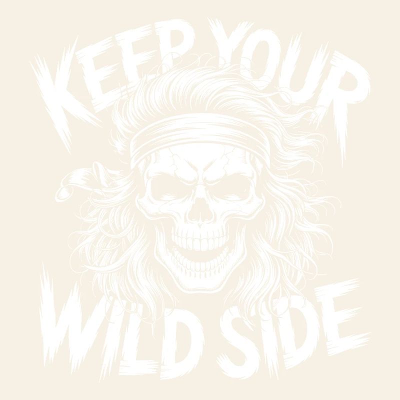 Wild Side Skull Design