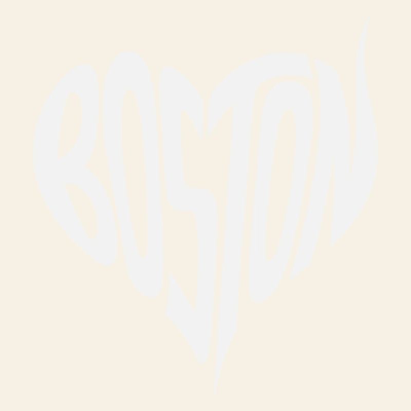 Boston Heart Typography