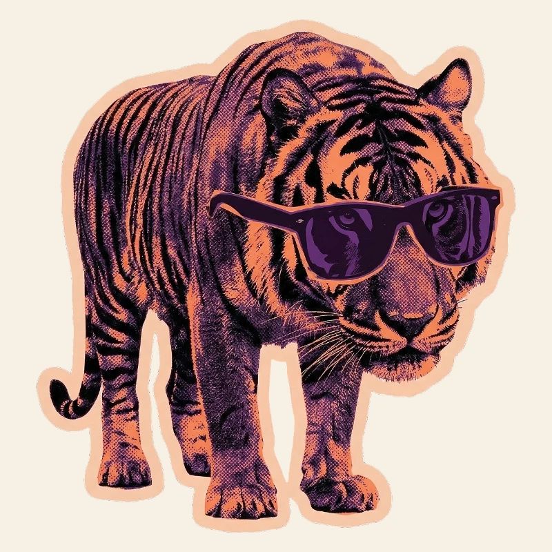 Tiger Sunglasses Risography