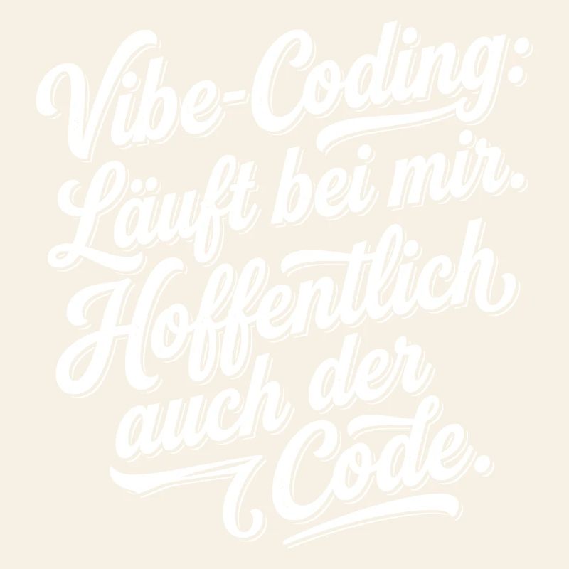 Vibe Coding läuft bei mir hoffentlich Code
