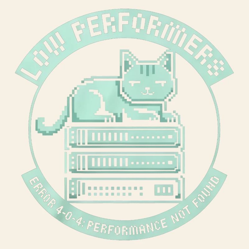 Low Performers Katze Server Pixel Art