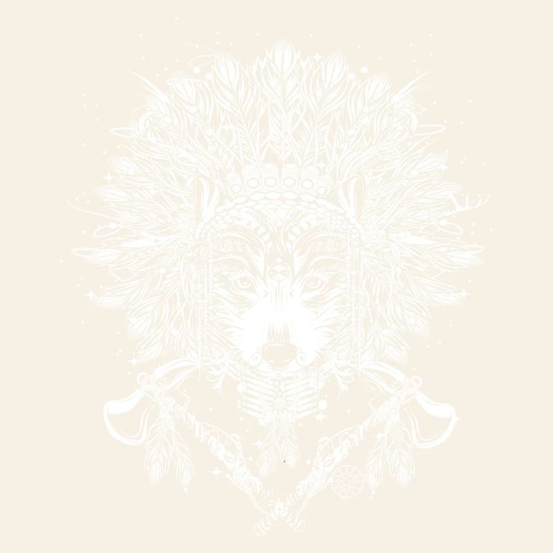 Chef loup avec couvre-chef