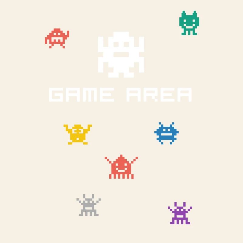 game area pixel nerd pc konsole retro gamer Monste