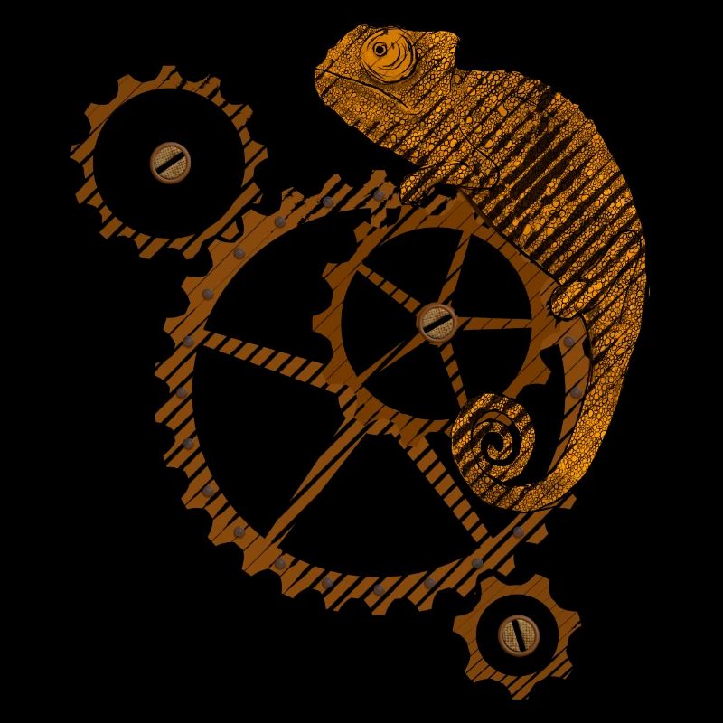 Steampunk Chamäleon