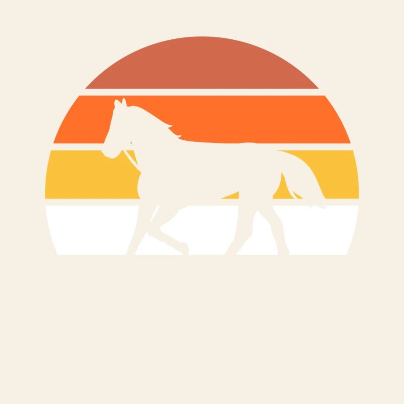 Pferd Retro