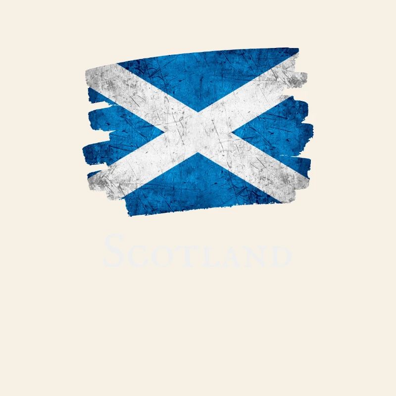 Drapeau grunge de l’Écosse
