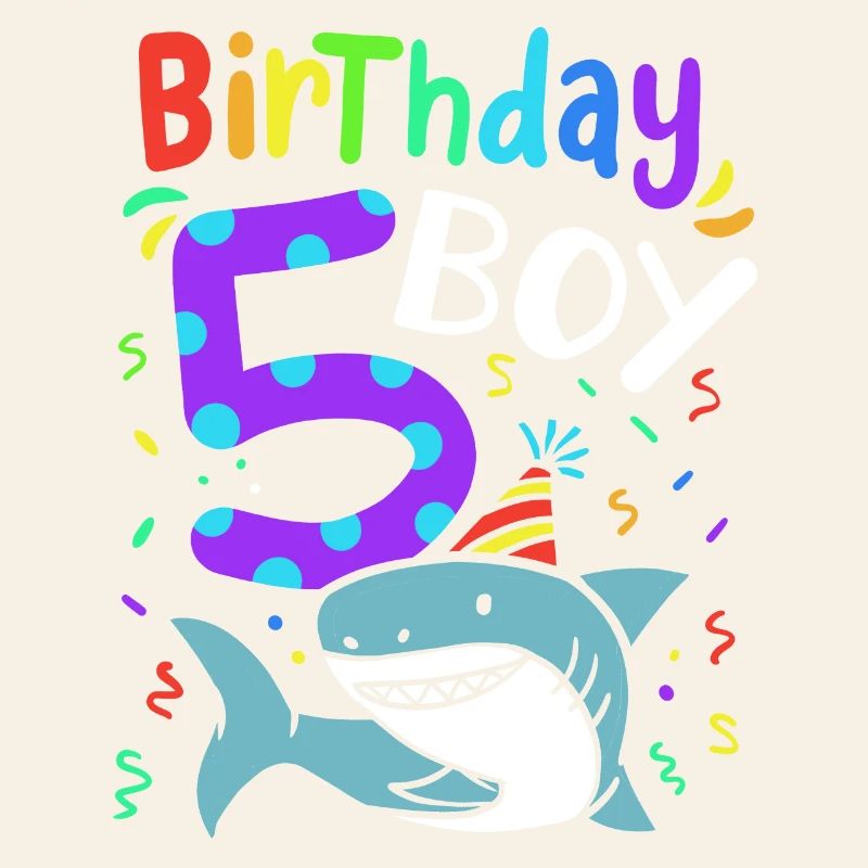 5th birthday shark