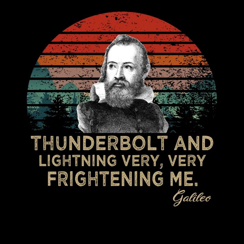 Thunderbolt and lightning Galileo Astronomy