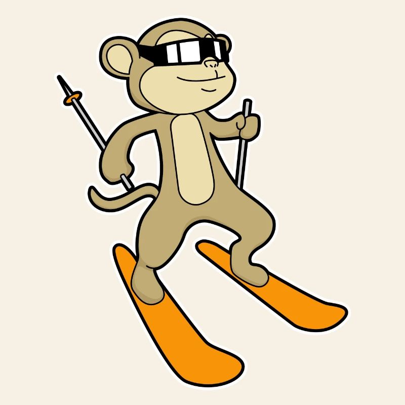 Monkey Skier Ski