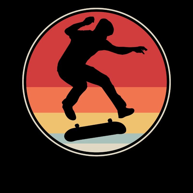Skateboarder Skateboard Vintage