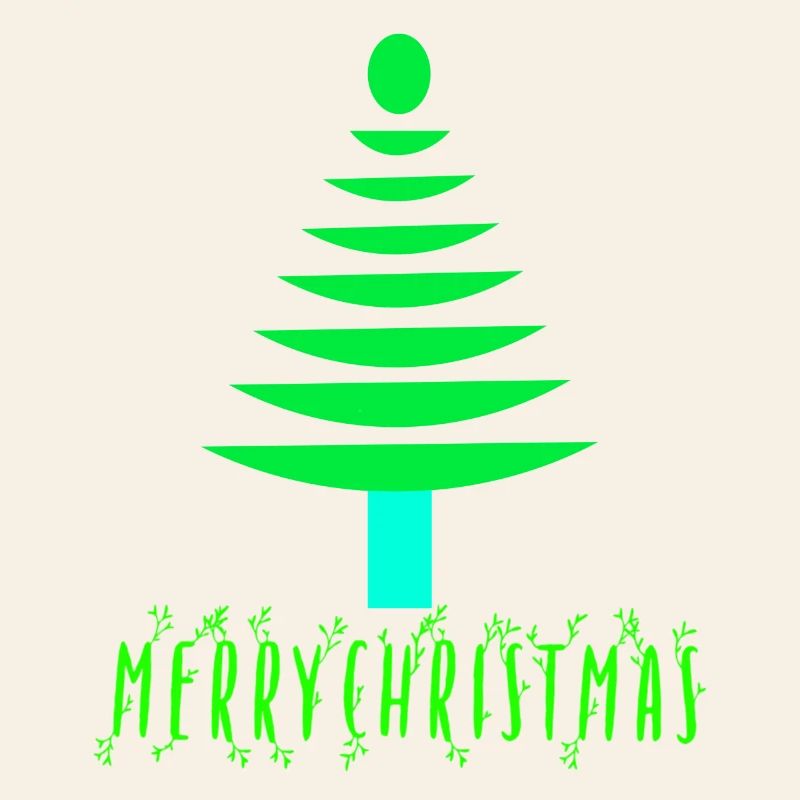 Neon Pine Christmas Tree
