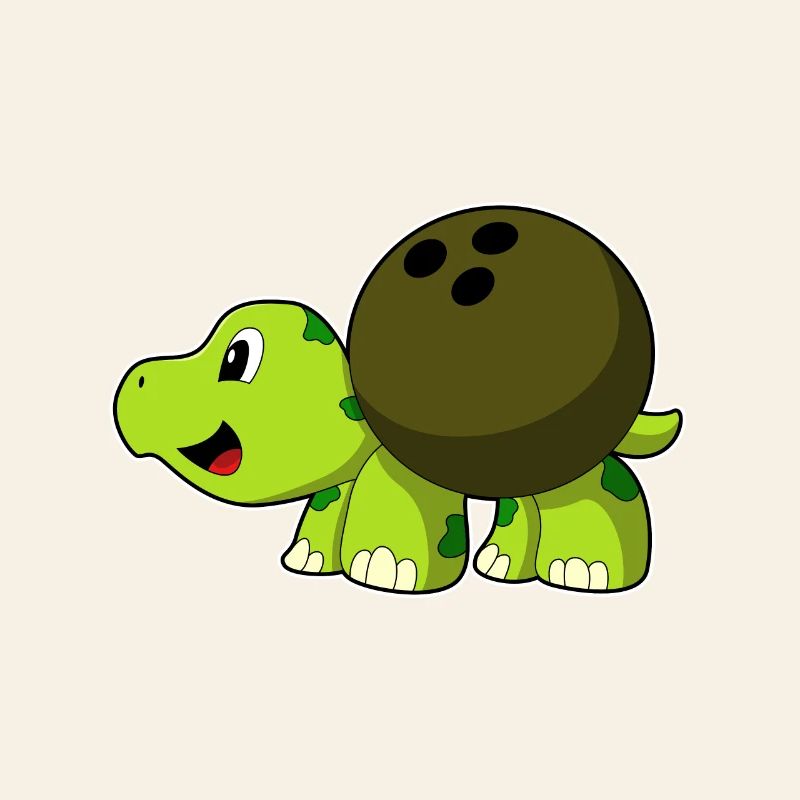 Turtle Bowling Bowling Ball