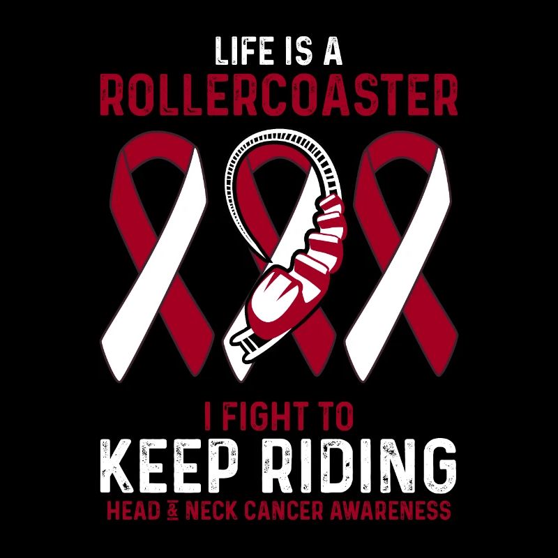 Cancer de la tête et du cou Cancer Rouge Blanc Rollercoaster