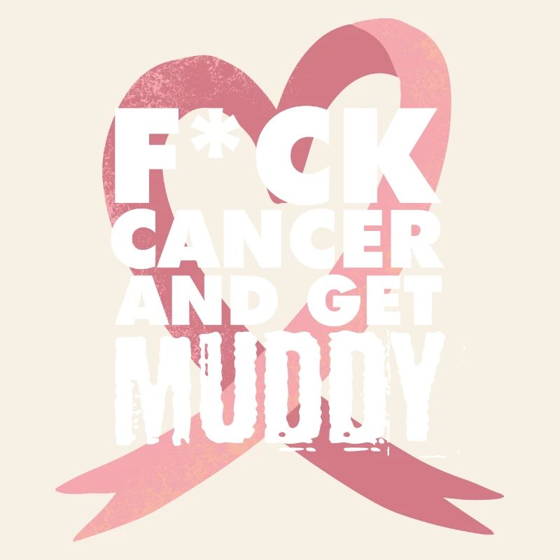F*ck cancer Chemise de course boueuse