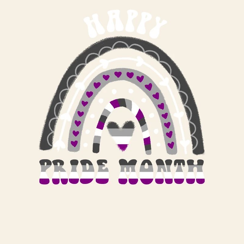 Happy Pride Month Ace Pride Regenbogen
